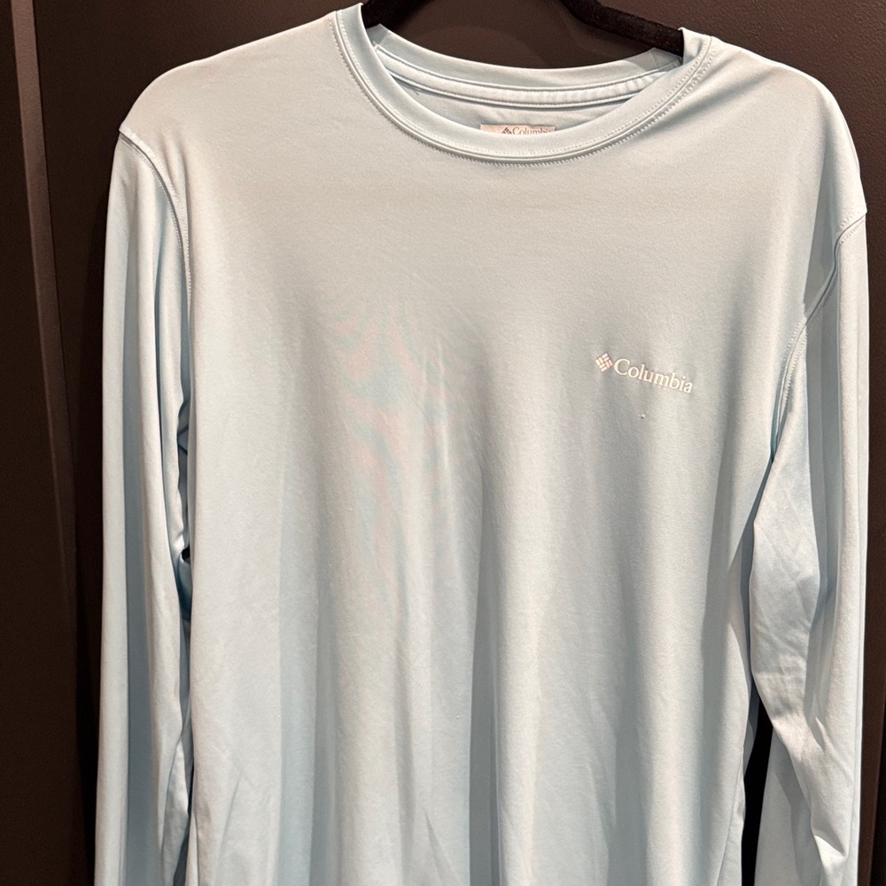 Columbia Men's Sky Blue Long Sleeve Tee